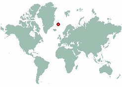 Jan Mayen in world map