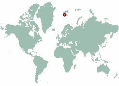 Svalbard in world map