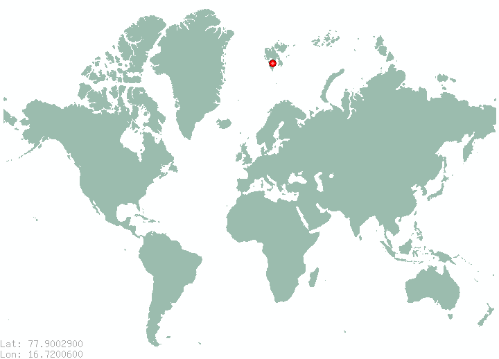 Sveagruva in world map