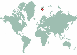 Spitsbergen in world map